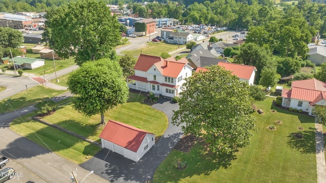 view of aerial view