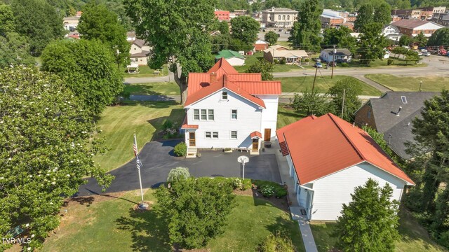 308 E Pearl Ave, Big Stone Gap, VA 24219 - aerial view of property and surrounding area