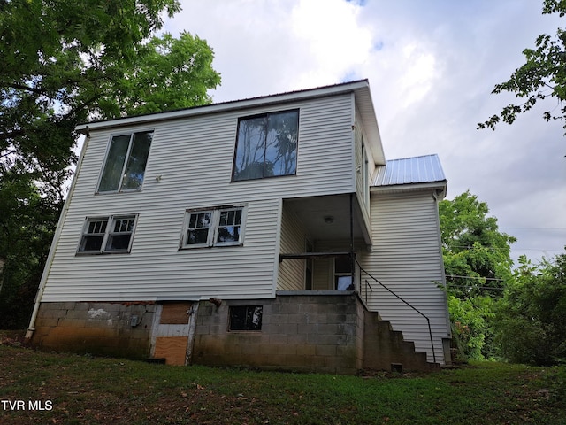 view of rear view of property