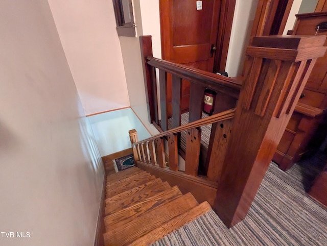 view of stairs