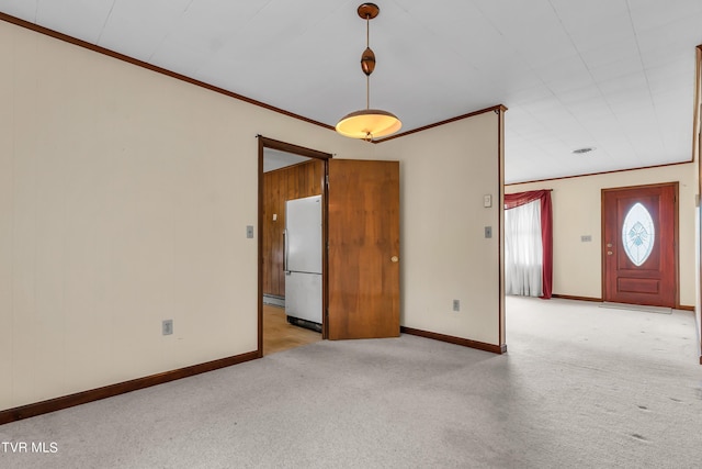 3054 Redbud Hwy, Honaker, VA 24260 - carpeted spare room featuring ornamental molding and baseboard heating