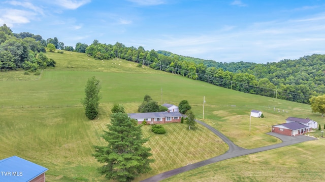 3054 Redbud Hwy, Honaker, VA 24260 - aerial view of sparsely populated area with a forest