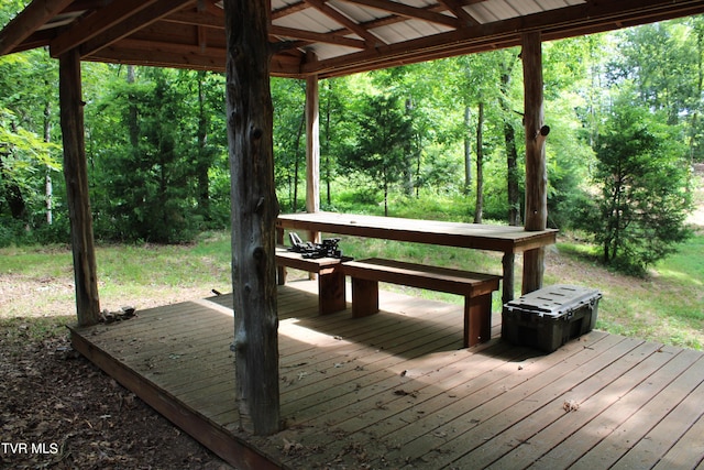 2044 Pigeon Creek Rd, Greeneville, TN 37743 - view of wooden terrace