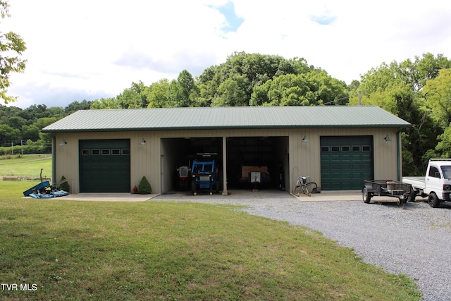 2044 Pigeon Creek Rd, Greeneville, TN 37743 - garage with a garage and gravel driveway