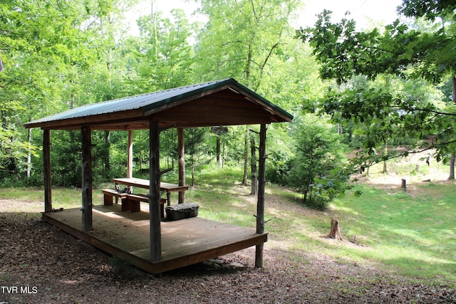 2044 Pigeon Creek Rd, Greeneville, TN 37743 - view of community with a forest view and a gazebo