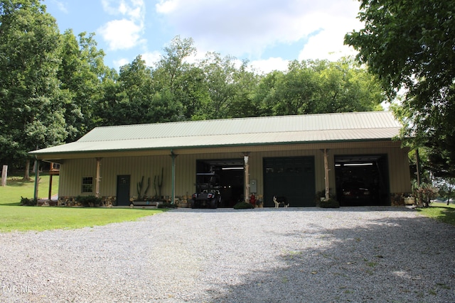 2044 Pigeon Creek Rd, Greeneville, TN 37743 - garage featuring gravel driveway
