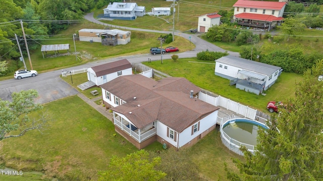 drone / aerial view