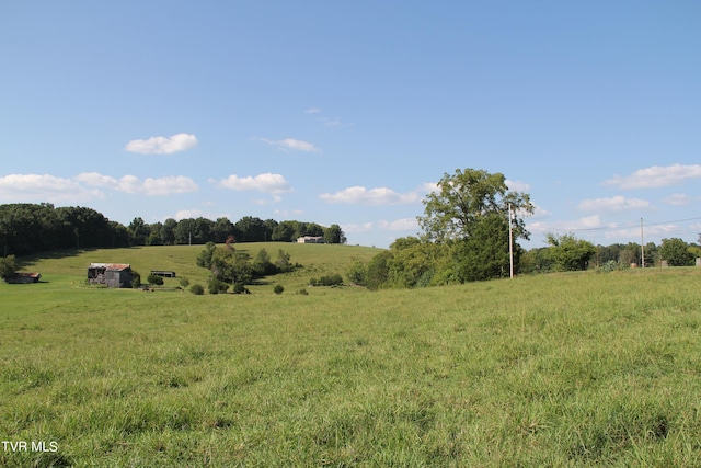 view of landscape with a rural view