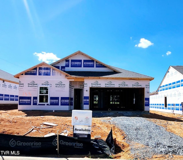 view of property in mid-construction