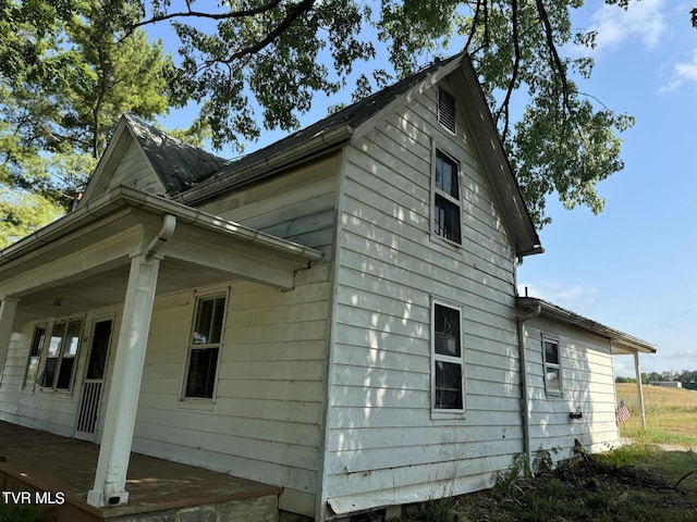 view of side of home