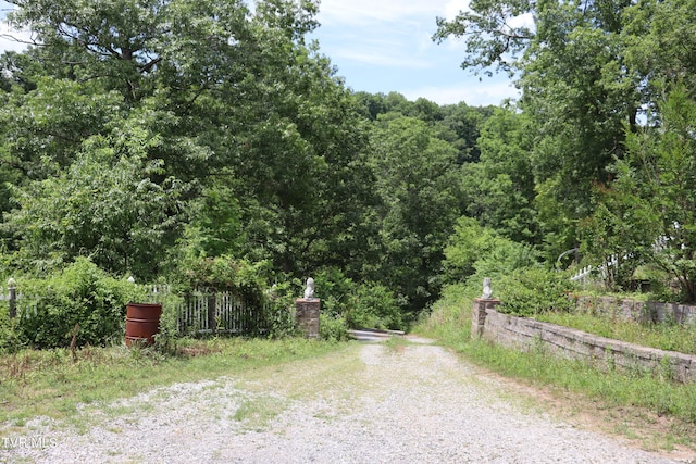 view of road