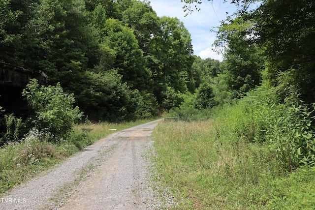 view of road