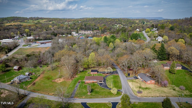 414 Beulah Church Dr, Kingsport, TN 37663 - bird's eye view featuring a view of trees