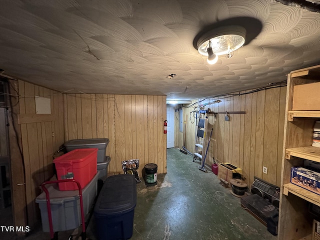 172 Lee Ave, Lebanon, VA 24266 - finished below grade area featuring wooden walls