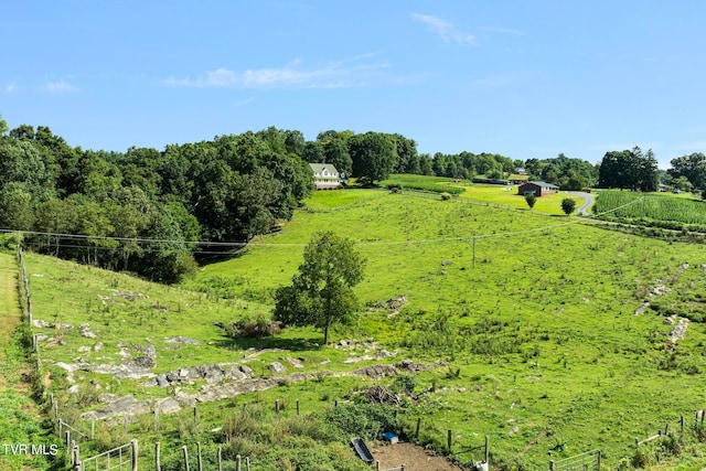 view of nature featuring a rural view