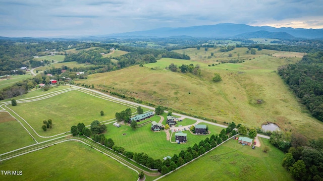2390 W Allens Bridge Rd, Greeneville, TN 37743 - overview of rural landscape featuring a mountainous background