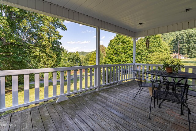 view of deck