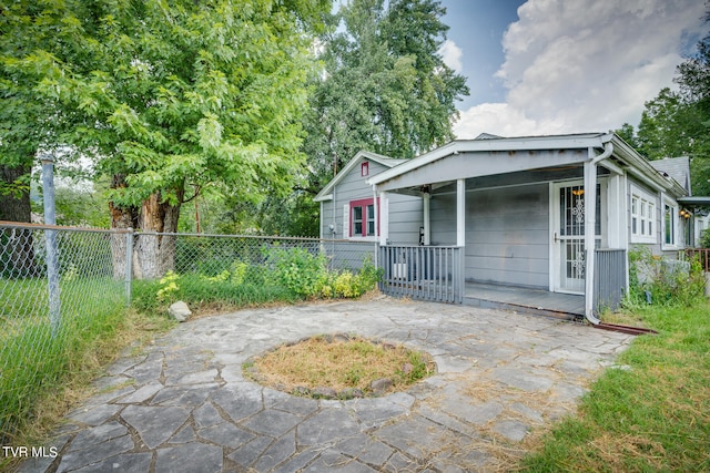 exterior space with a patio area