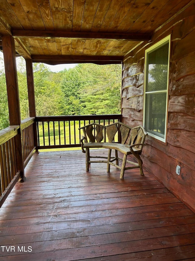 view of deck