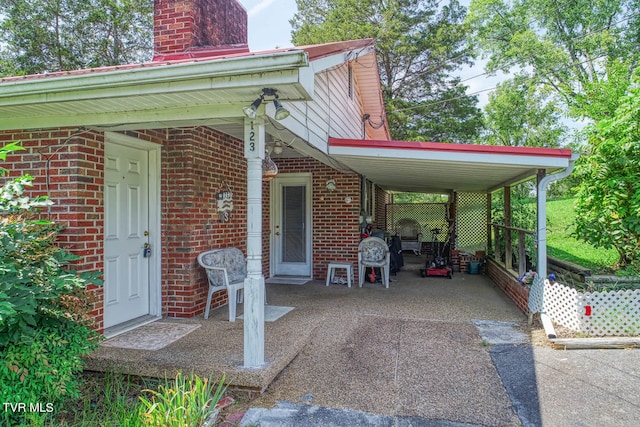 view of patio