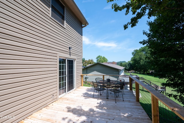 view of deck