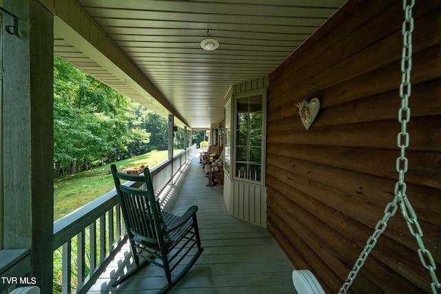 view of deck