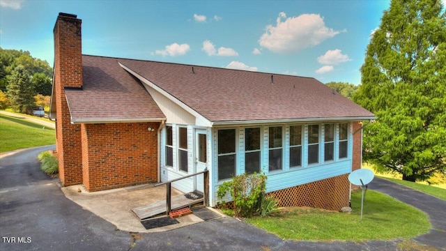 view of front of home