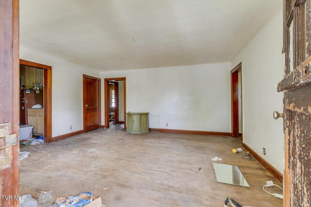 view of unfurnished living room