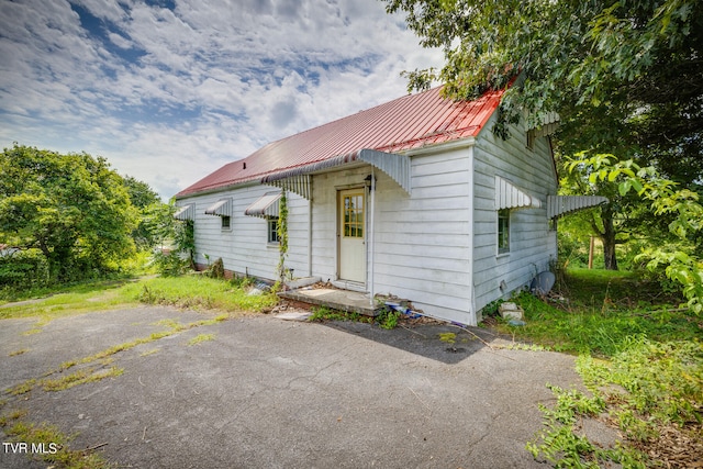 view of bungalow-style home