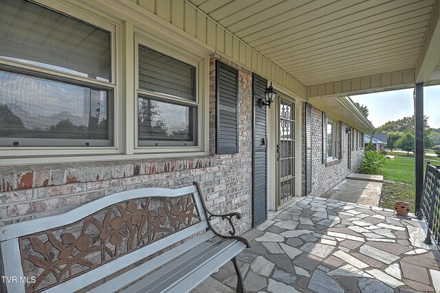 view of patio / terrace featuring a porch