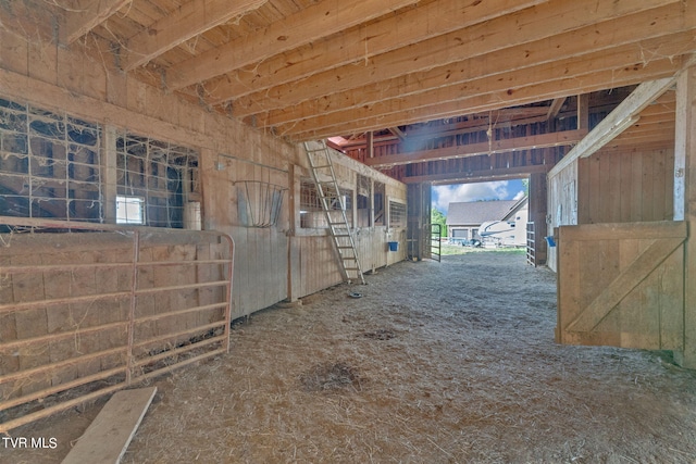 view of stable