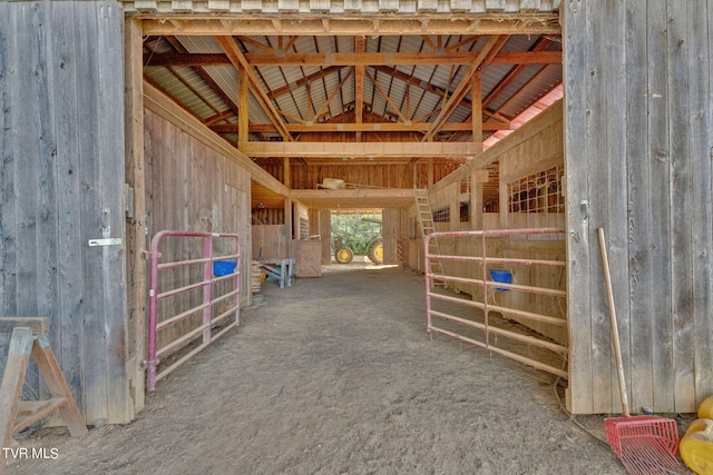 view of stable