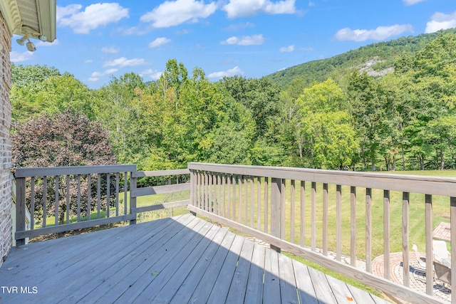 view of deck