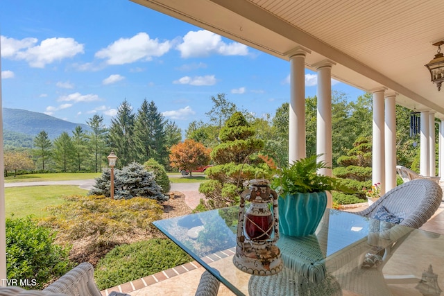 view of patio