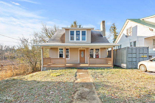 bungalow-style house with a porch