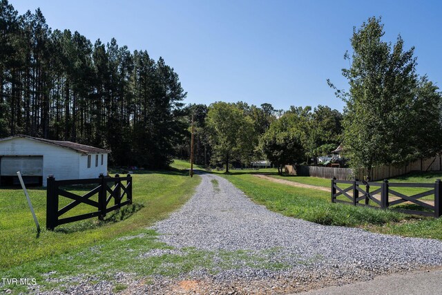 view of road