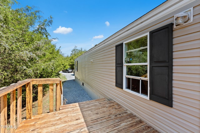 view of deck