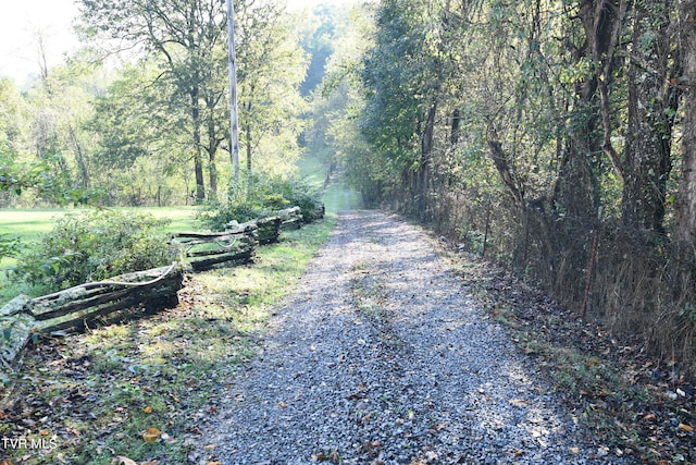 view of road