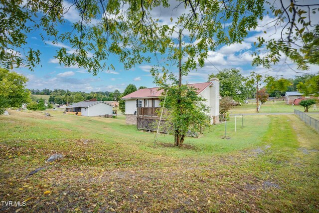 view of yard