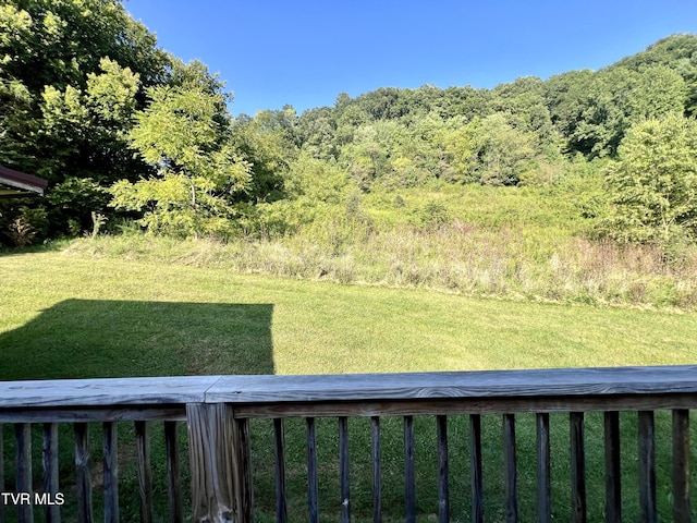 246 Keenburg Rd, Elizabethton, TN 37643 - view of yard with a forest view