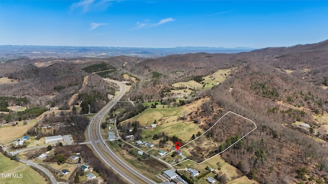246 Keenburg Rd, Elizabethton, TN 37643 - aerial view with a mountain view