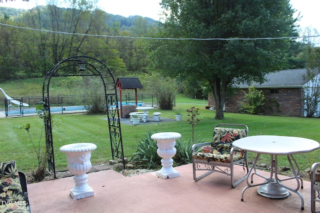 view of patio