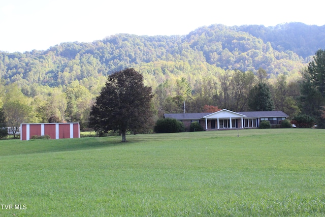 view of mountain feature