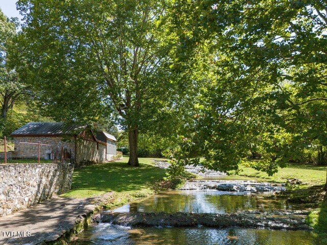 view of water feature