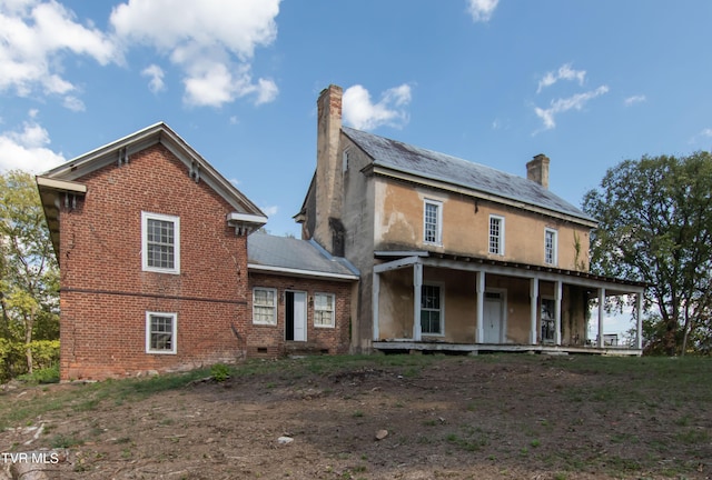 view of rear view of house