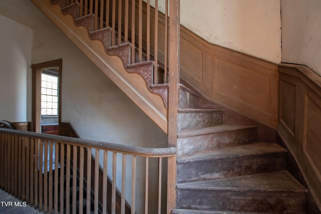 view of staircase