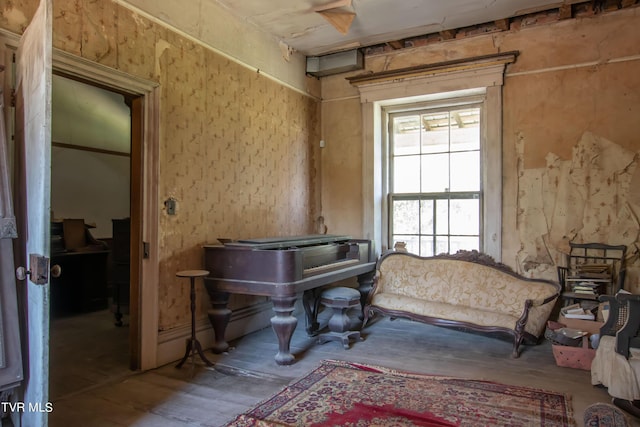 2666 Main St, Surgoinsville, TN 37873 - sitting room featuring wood-type flooring
