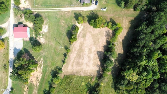 bird's eye view featuring a rural view