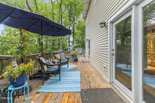 376 Cain Dr, Blountville, TN 37617 - view of wooden terrace