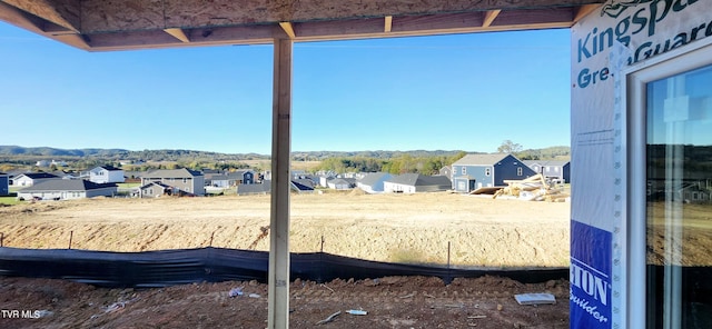 1720 Fox Meadows Cir, Bluff City, TN 37618 - view of patio / terrace with a residential view and a mountain view